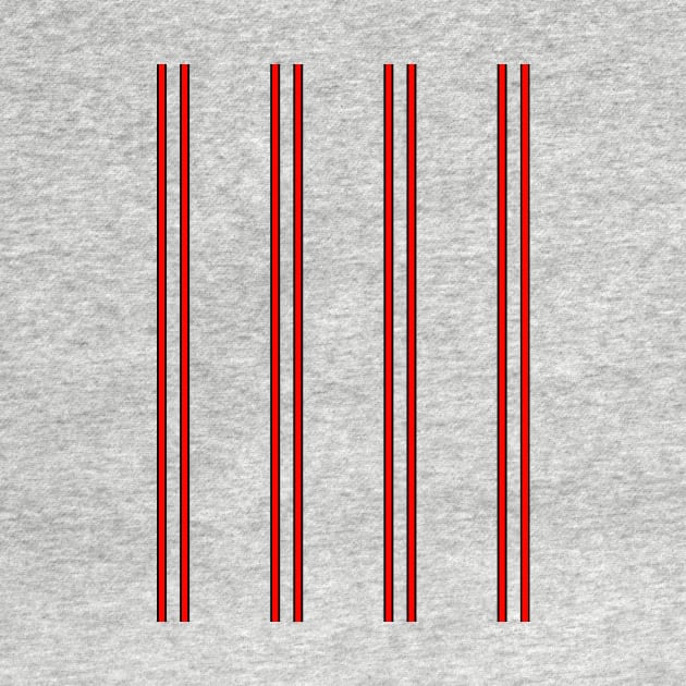 Sunderland 1982 Retro Home Red White pinstripes by Culture-Factory